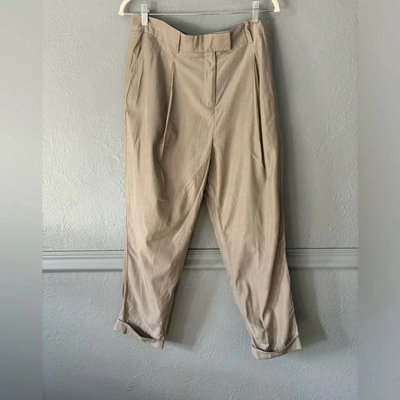 Cos | menswear | greige | pleated | pant | US 10 - Picture 1 of 12